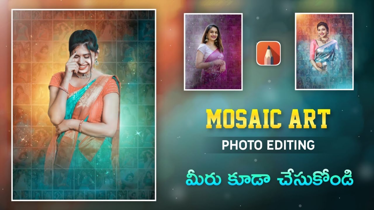 Mosaic art photo editing || New Photo editing in mobile