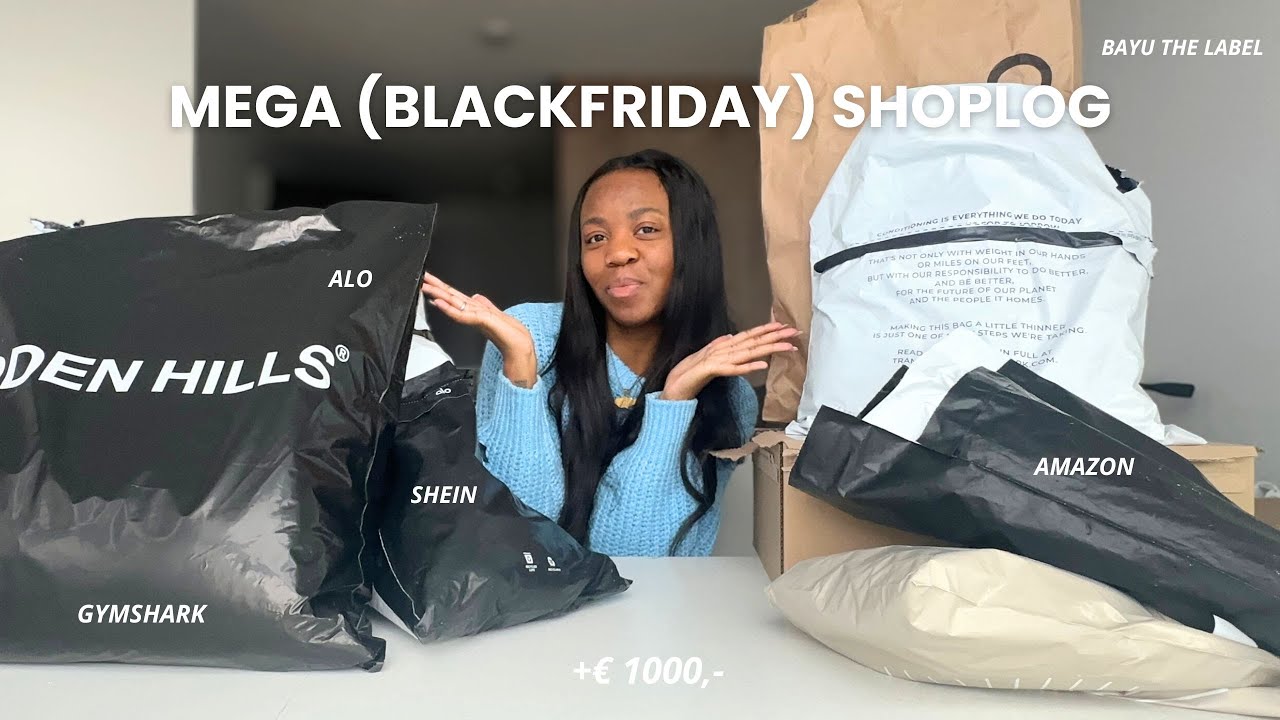 MEGA (BLACK FRIDAY) SHOPLOG MET O.A. HIDDEN HILLS, SHEIN & ALO