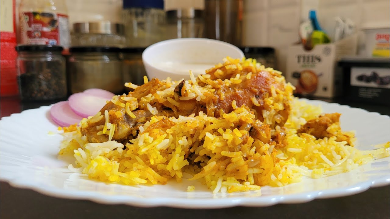 kolkata chicken briyani bihari style me 😋