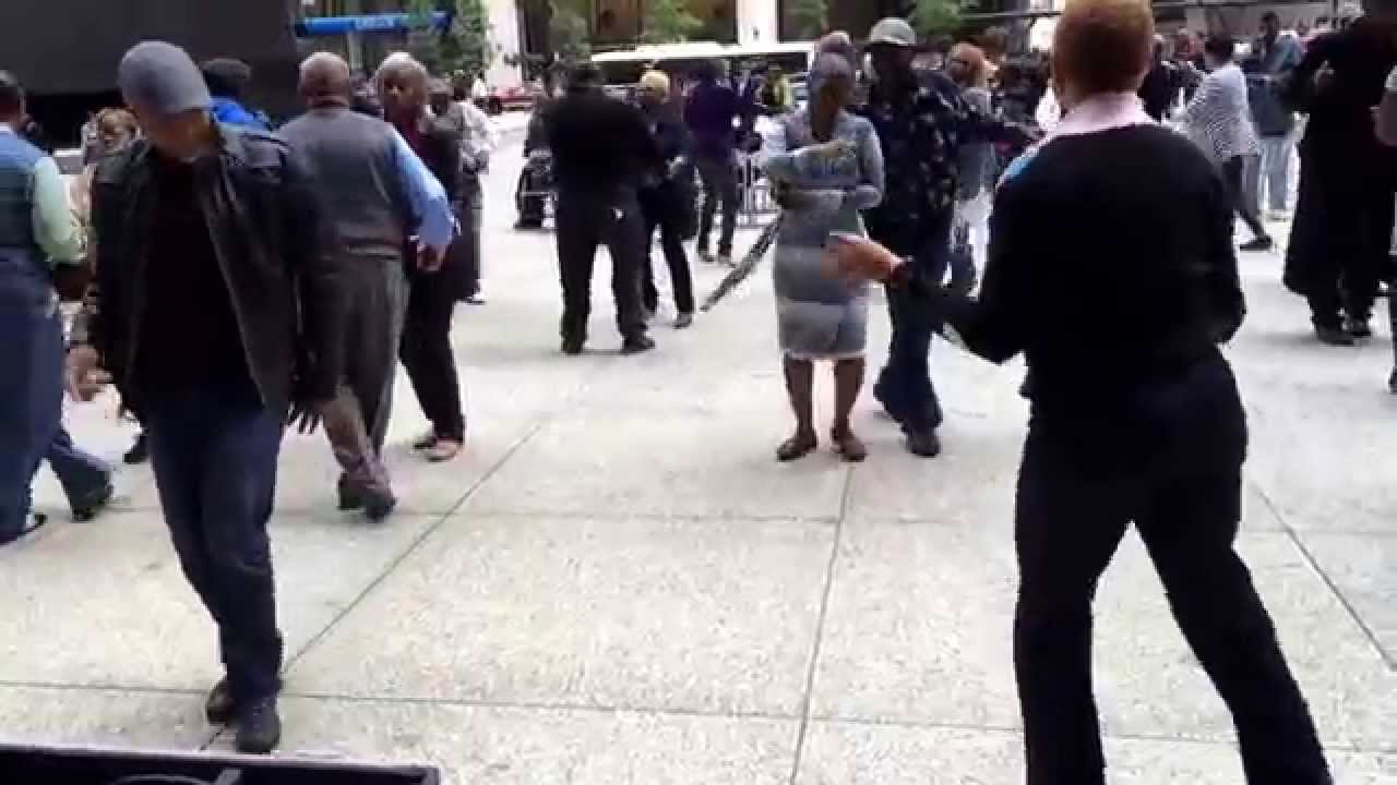 Legends of the Game - Ken Amorio & Paula Mhoon (Steppin Under The Picasso) Daley Plaza.