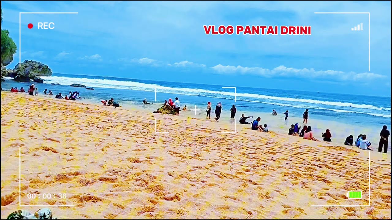  Pantai Drini Gunungkidul | Pemandangan Laut, Pasir Putih, dan Suasana Tenang