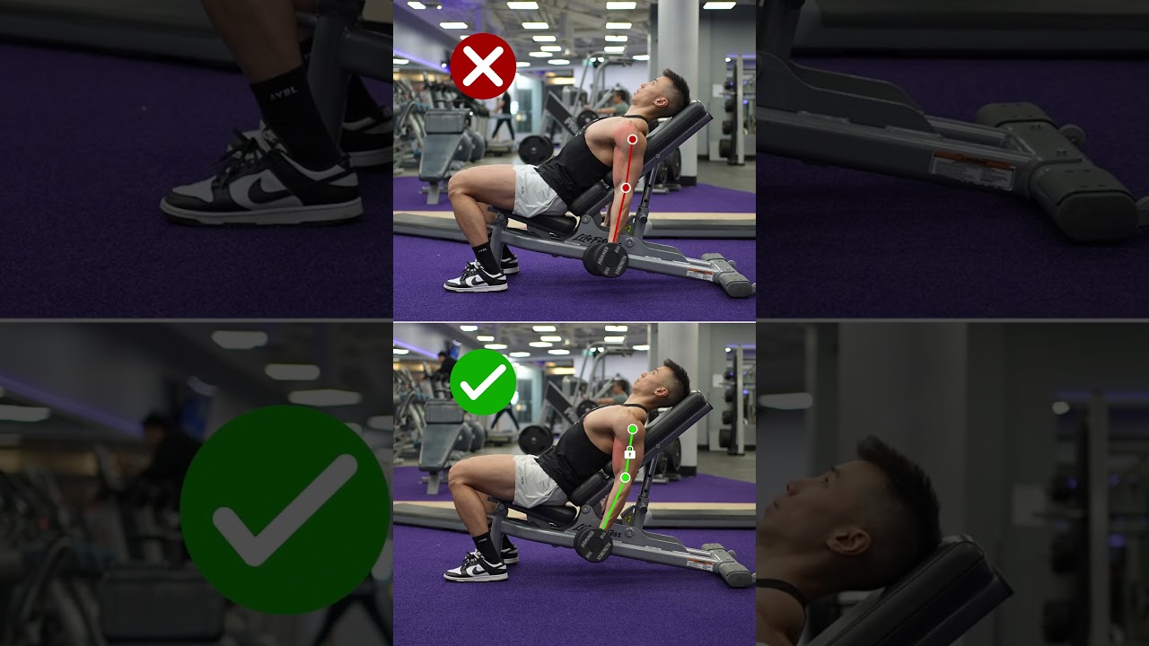 ❌ Incline Bicep Curl Mistake (DON'T DO THIS!)