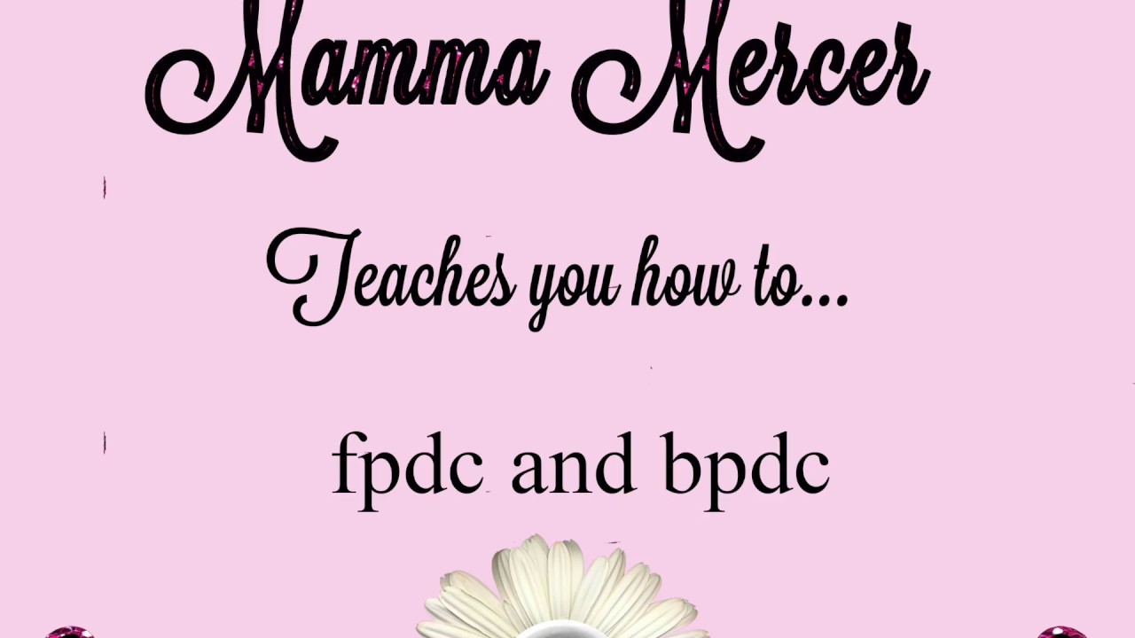 fpdc and bpdc Crochet Video