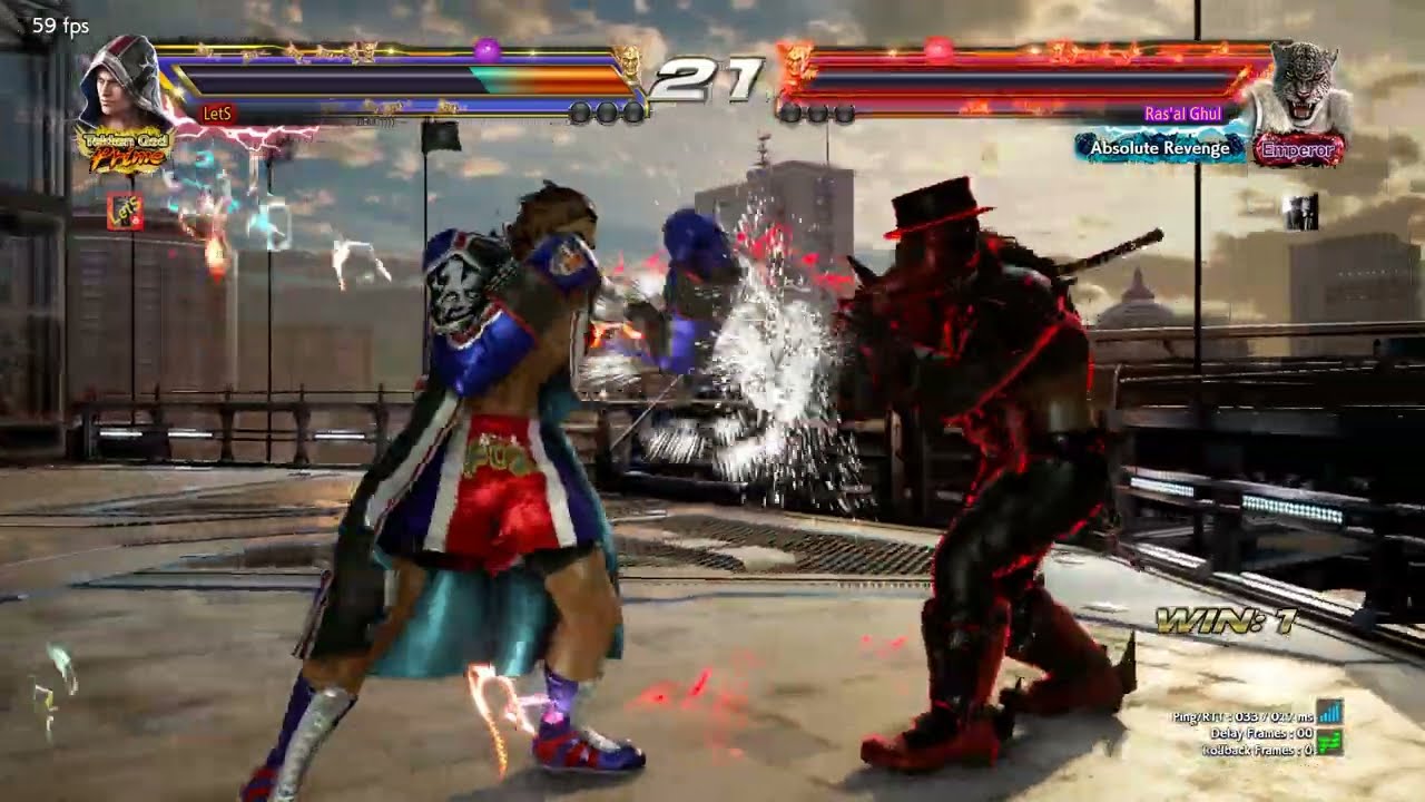 Нормальная версия Стива LetS(Steve) vs Ras’al Ghul(Armor King) | TEKKEN 7 v5.00 |
