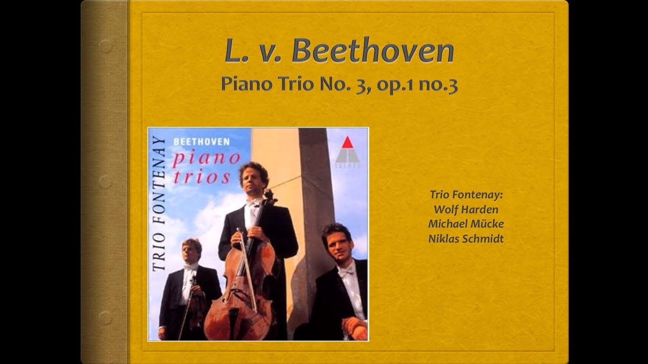 Beethoven, Piano Trio op.1,3 - Video Score - Trio Fontenay