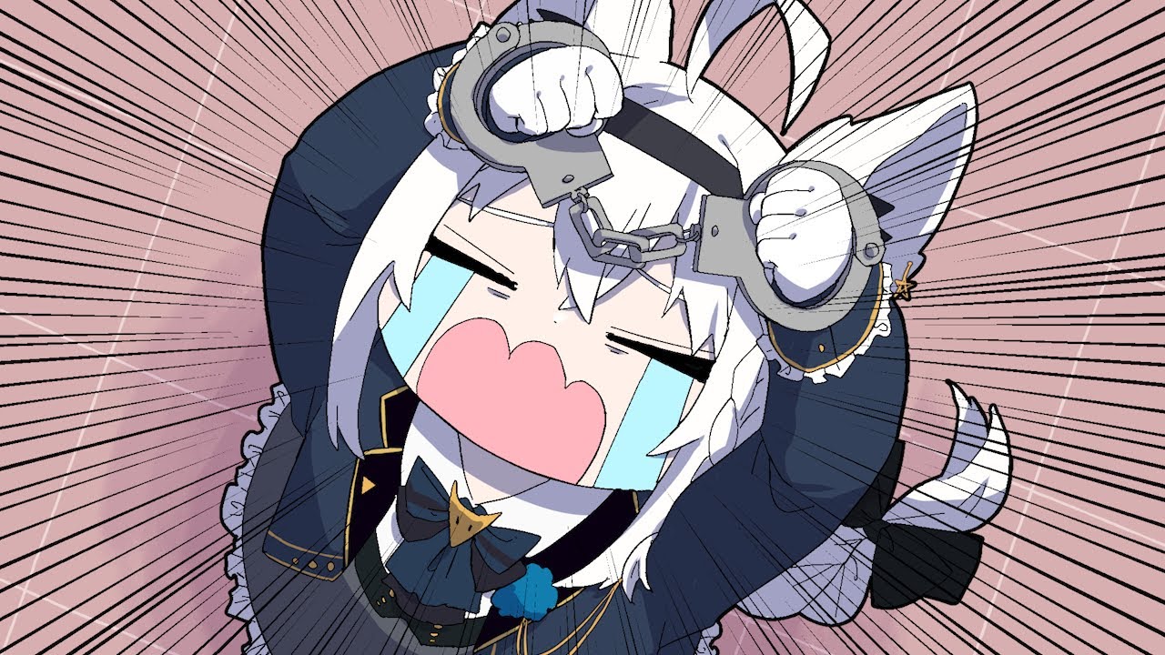 【手描き】ホロライブのロリ化を諦められない白上フブキ【#大空警察 /白上フブキ/大空スバル/hololive/切り抜き/ハルノコ】