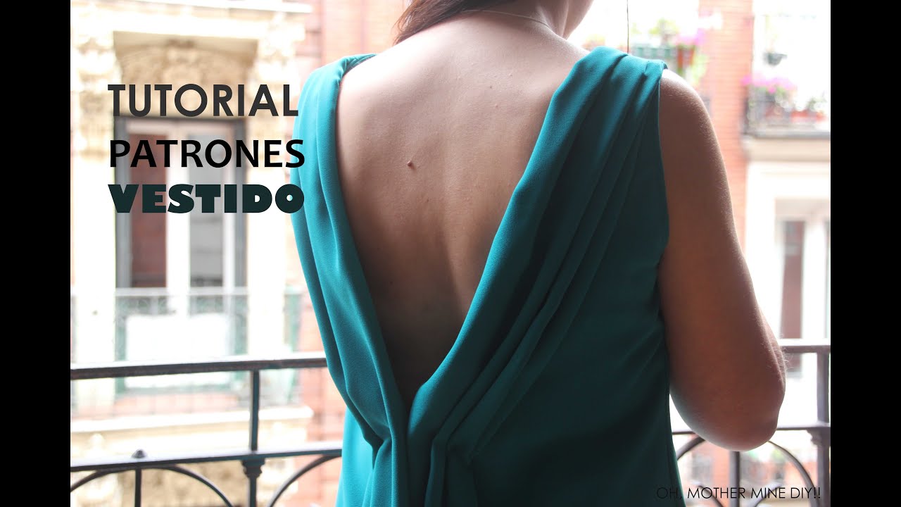 DIY Tutorial y patrones de vestido para boda