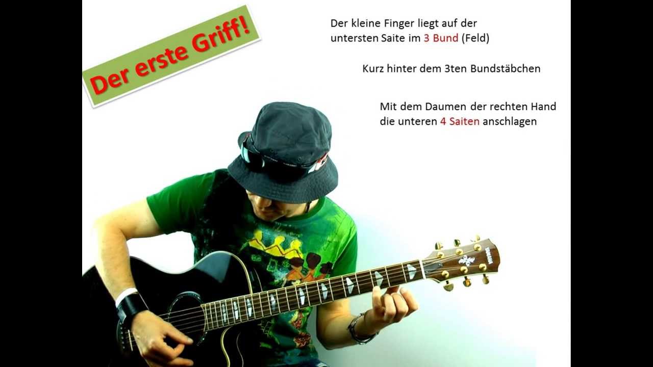 In 10 Minuten 2 einfache Lieder auf der Gitarre spielen | Gitarre lernen online 🎸