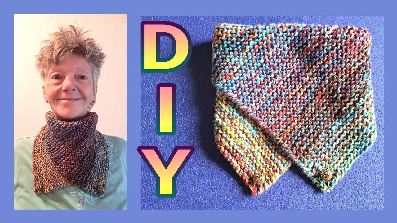 Kragen - Loop aus Resten von Sockenwolle stricken • DIY  * Julebuergerfee