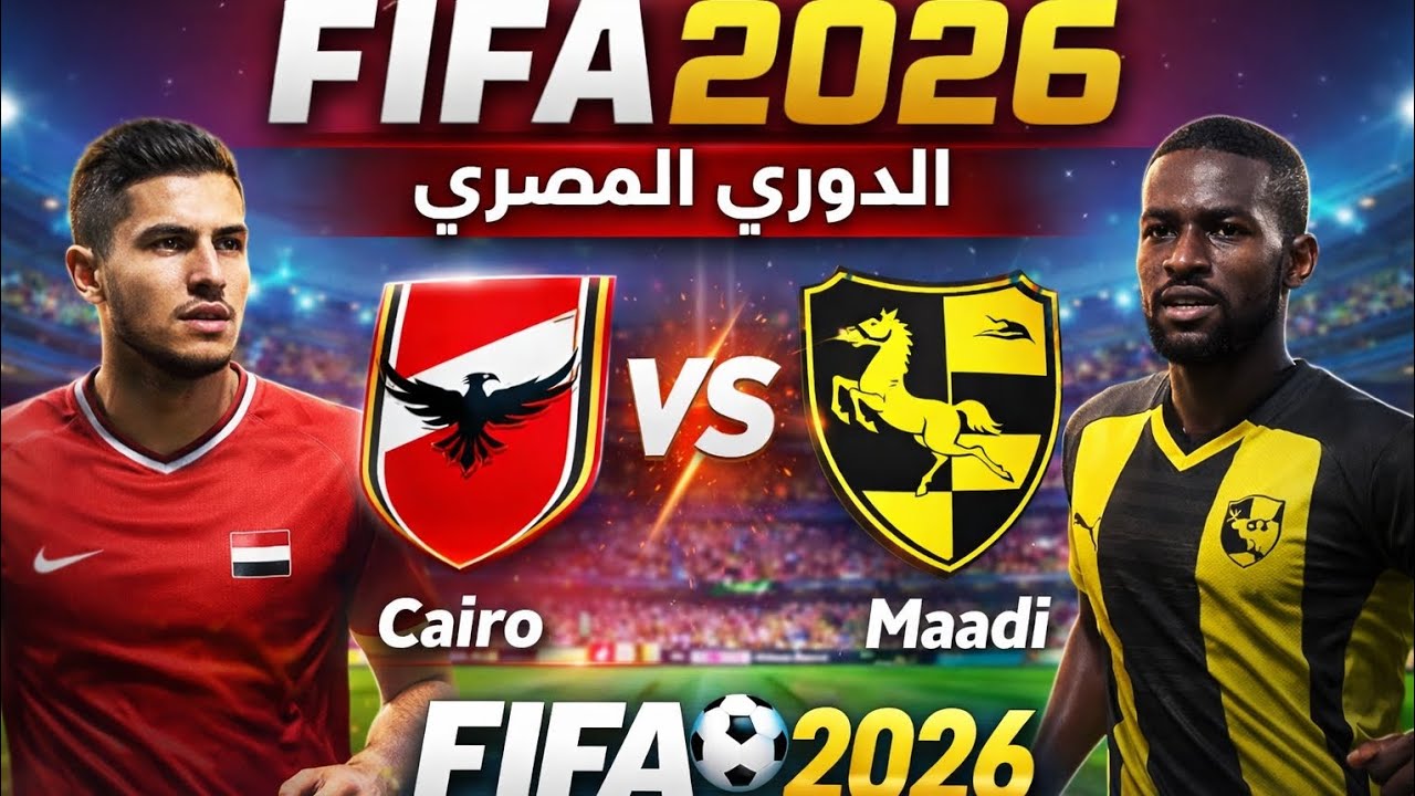 فيفا 2026 الدوري المصري القاهرة ⚔️ المعادي 👍💙