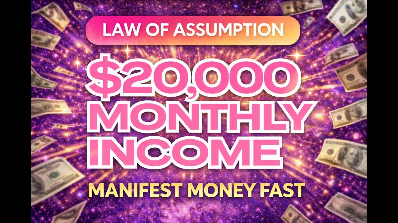 Create a $20,000 monthly income using the Law of Assumption