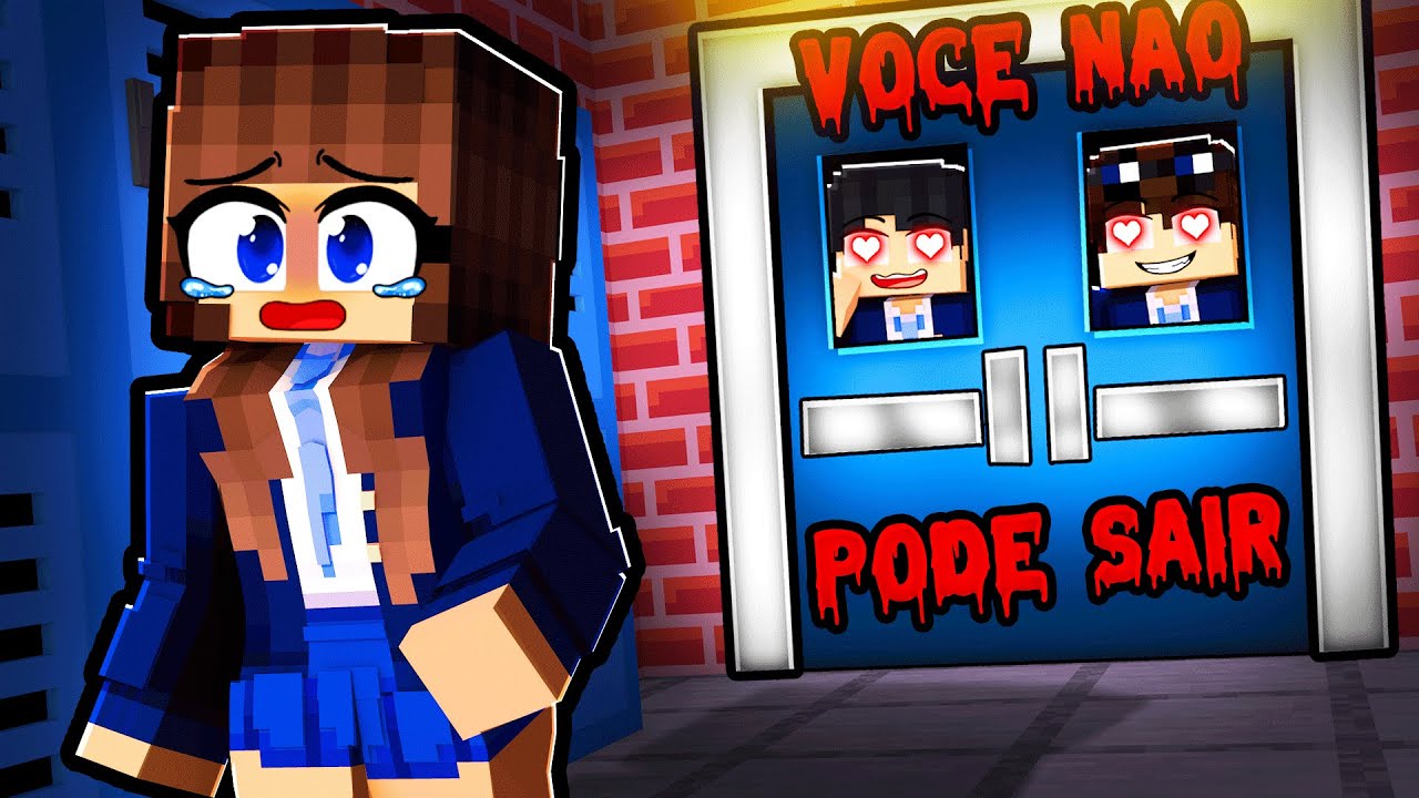 MIIKA está PRESA na ESCOLA com YANDERES no Minecraft ◂Miika▸