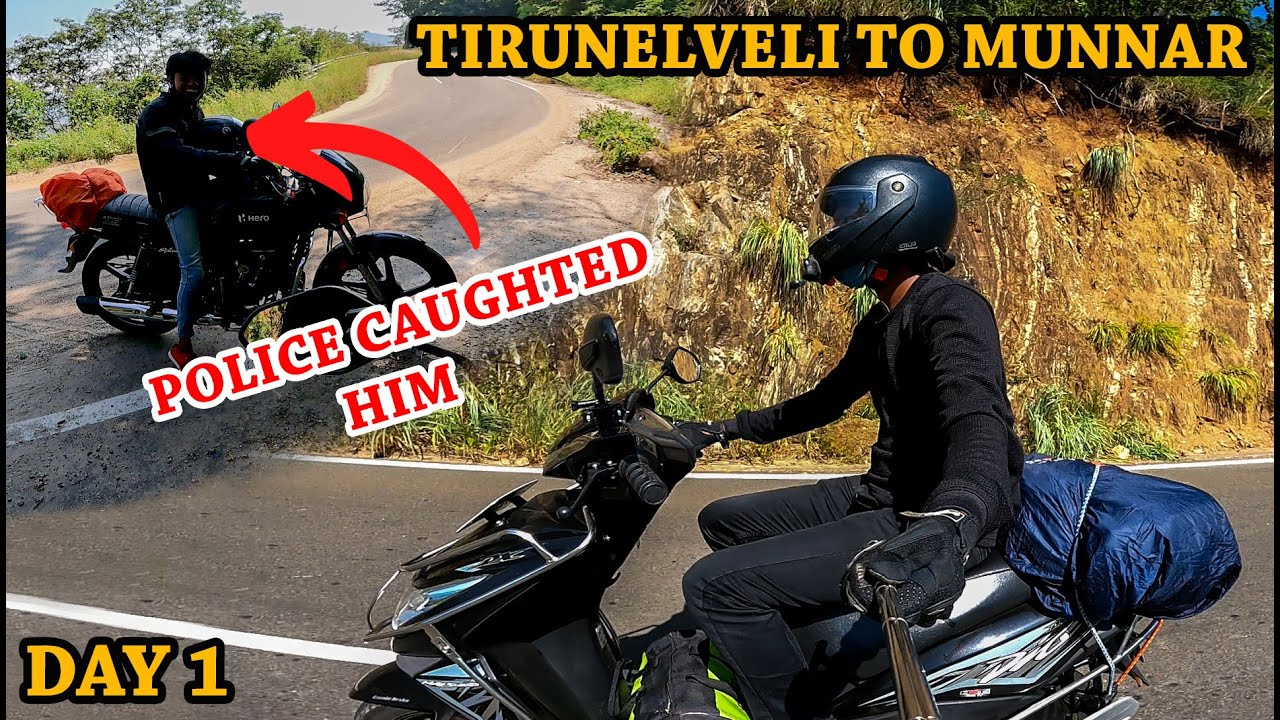 TIRUNELVELI TO MUNNAR IN HONDA DIO - DAY 1 - 100CC BIKE RIDE - தமிழில்