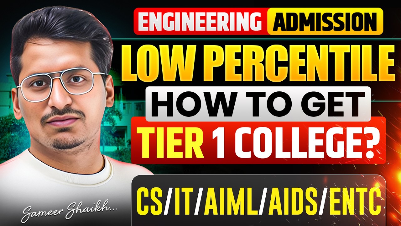 How to Get Tier 1 Colleges At Low Percentile #mhtcet2026 🔥| CS/IT/AIDS/AIML Tech Branch |