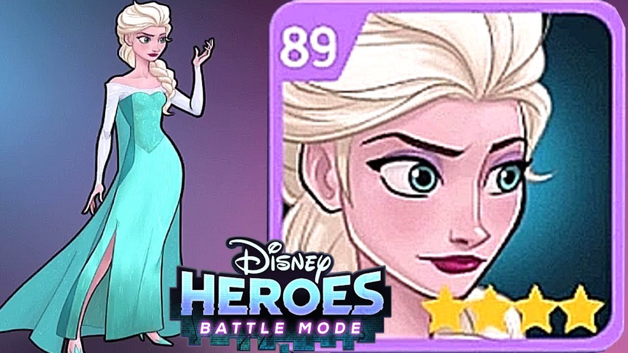 Disney Heroes: Battle Mode - Elsa Olaf All Skills Unlocked