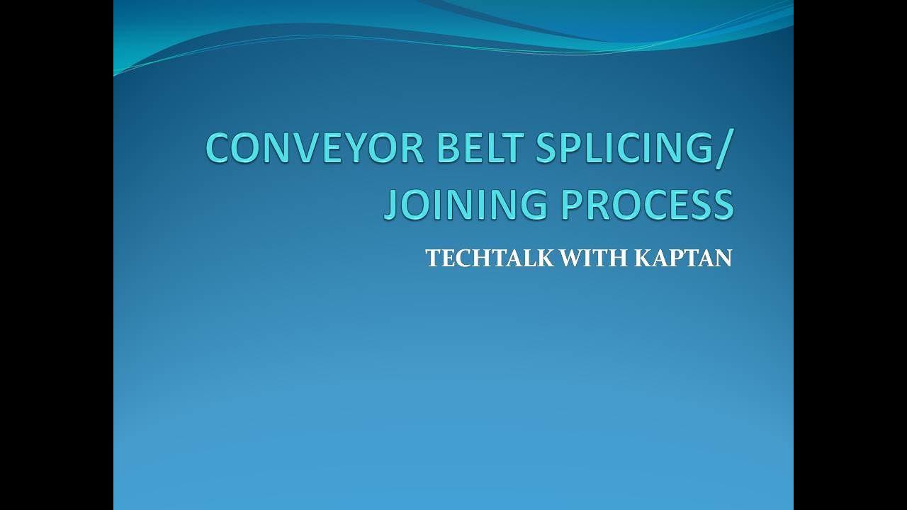Conveyor Belt Cold Splicing Process - Detail Video