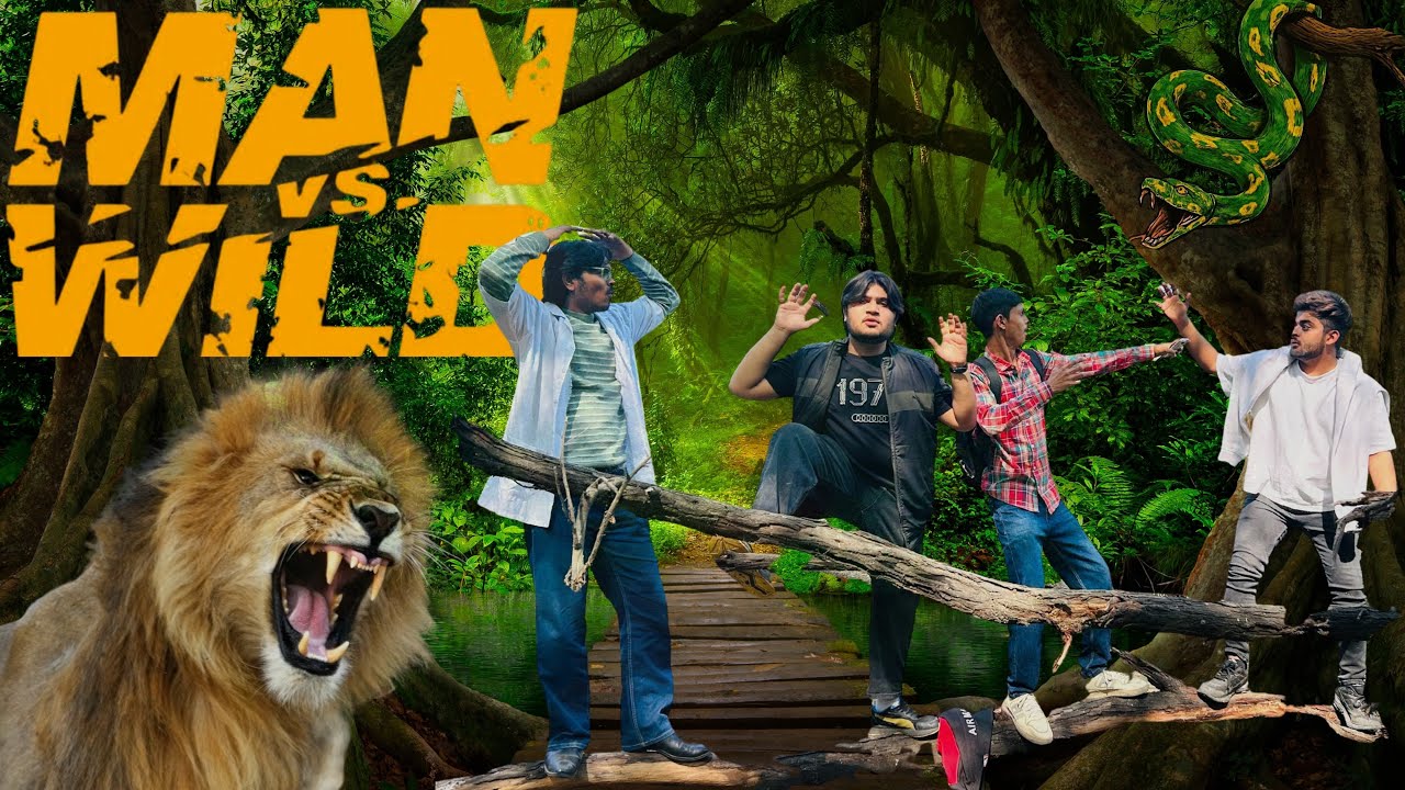 MAN VS WILD || JUNGLE SURVIVAL || PART 1😱