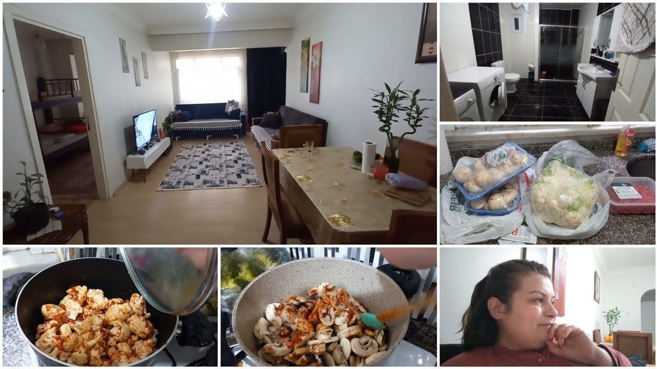 EVDE NELER YAPTIM/EVİN HER YERİNDE KULLANDIĞIM ÜRÜN/GÜNÜN MENÜSÜ/MİNİ MARKET ALIŞVERİŞİ/GÜNLÜK VLOG 