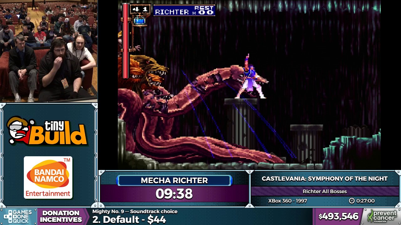 AGDQ 2017: SotN Richter Mode All Bosses (by MechaRichter)