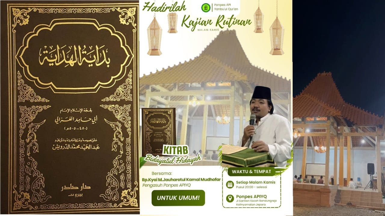 Rutinan malam kamis|| Kajian Kitab Bidayatul hidayahBersama Bp K.M.Jauharotul Kamal Mudhofar