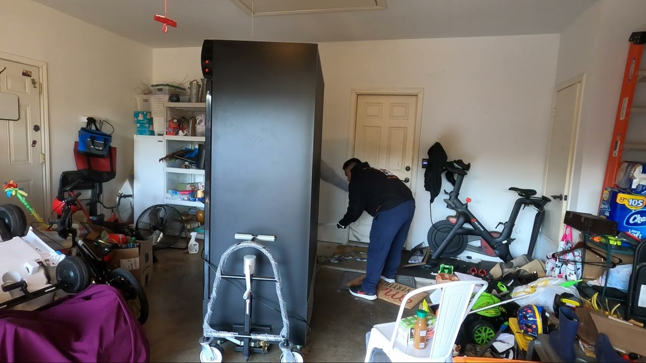 Moving a commercial refrigerator from Allen to Flower Mound by Rescue Moving Services | Allen Movers