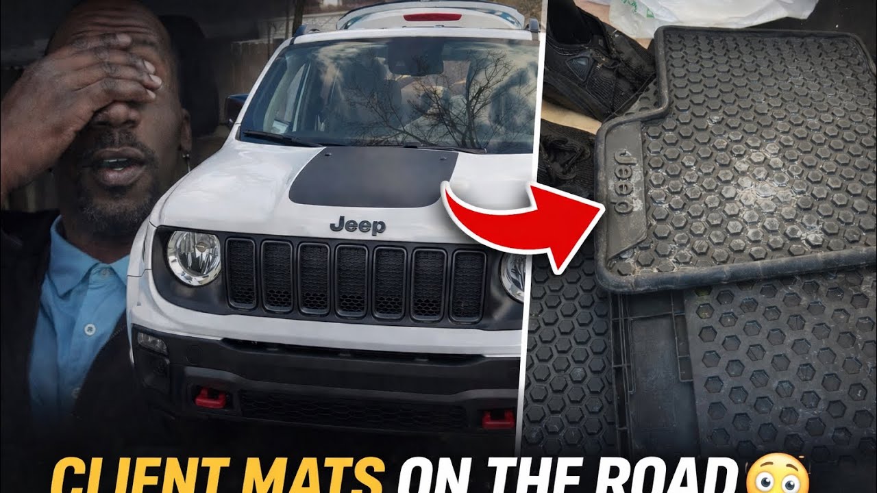 My Client’s Floor Mats Flew Off My Van… 😳 | Mobile Detailing Disaster