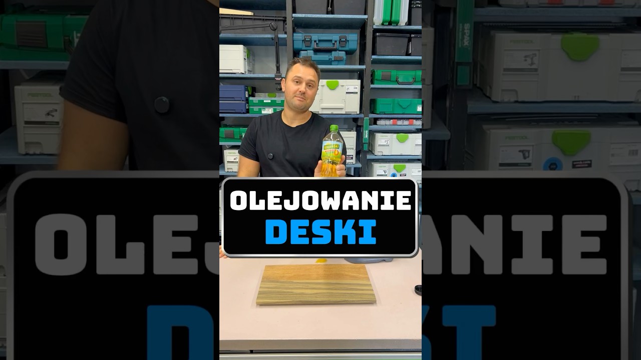 Olejowanie deski do krojenia 