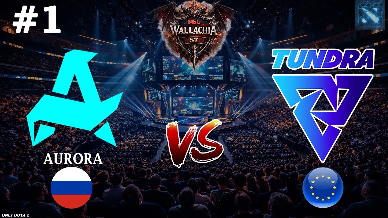 ВИТЮН ПОКАЗАЛ КОРОННОГО НАЙКСА | Aurora vs Tundra #1 (BO3) PGL Wallachia S7