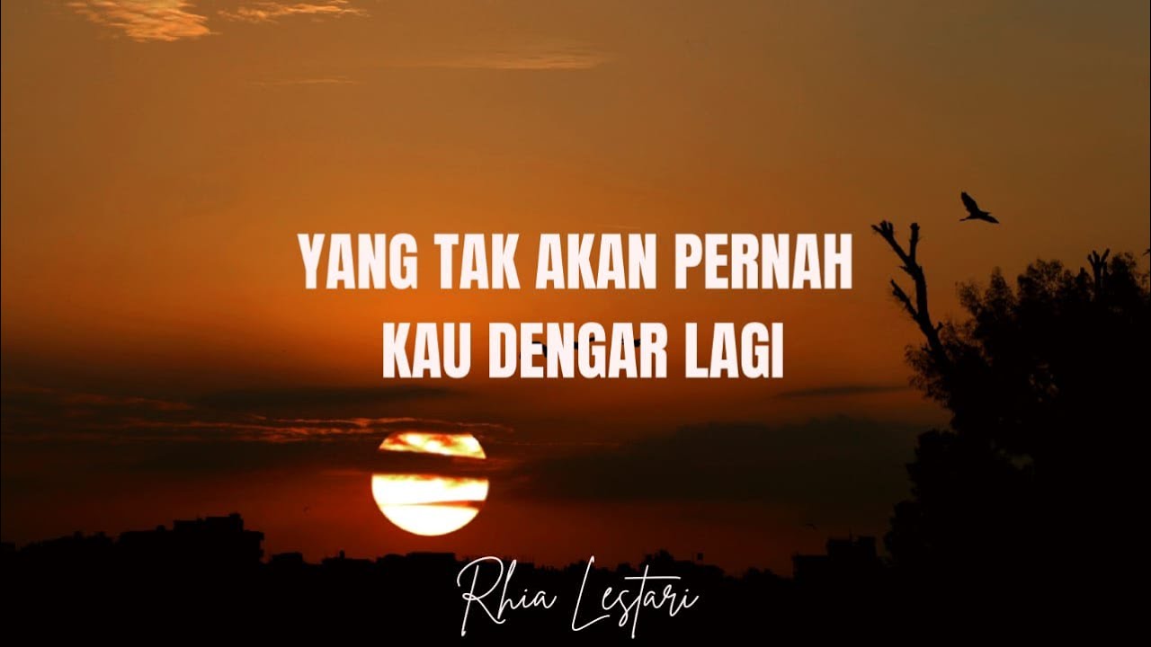 Musikalisasi Rhia : Yang Tak Akan Pernah Kau Dengar Lagi (Pthn.Ranting)