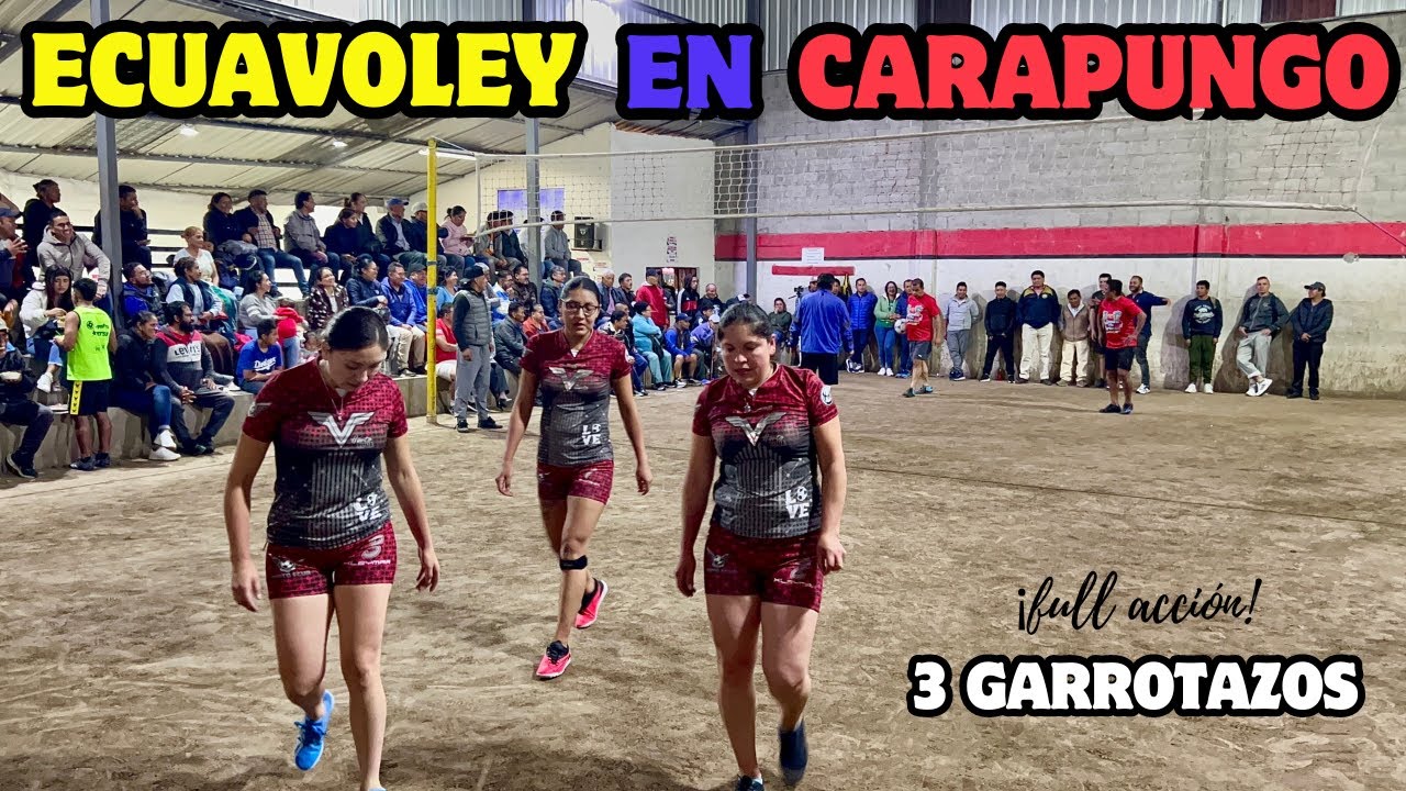 ✨🇪🇨ECUAVOLEY en CARAPUNGO✨🇪🇨 ≛LAS VIVIS vs SUB 40≛😱🔥MUJERES vs HOMBRES 2024 QUITO