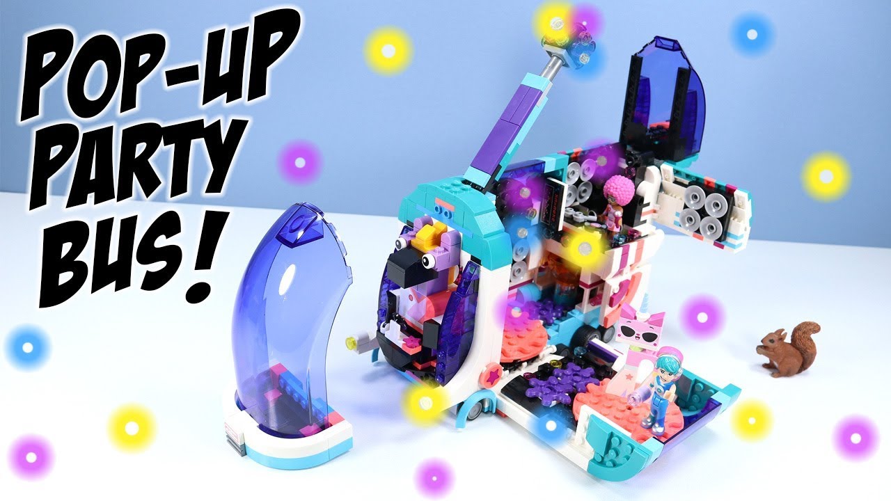 The LEGO Movie 2 Pop-Up Party Bus Set Build Review 70828