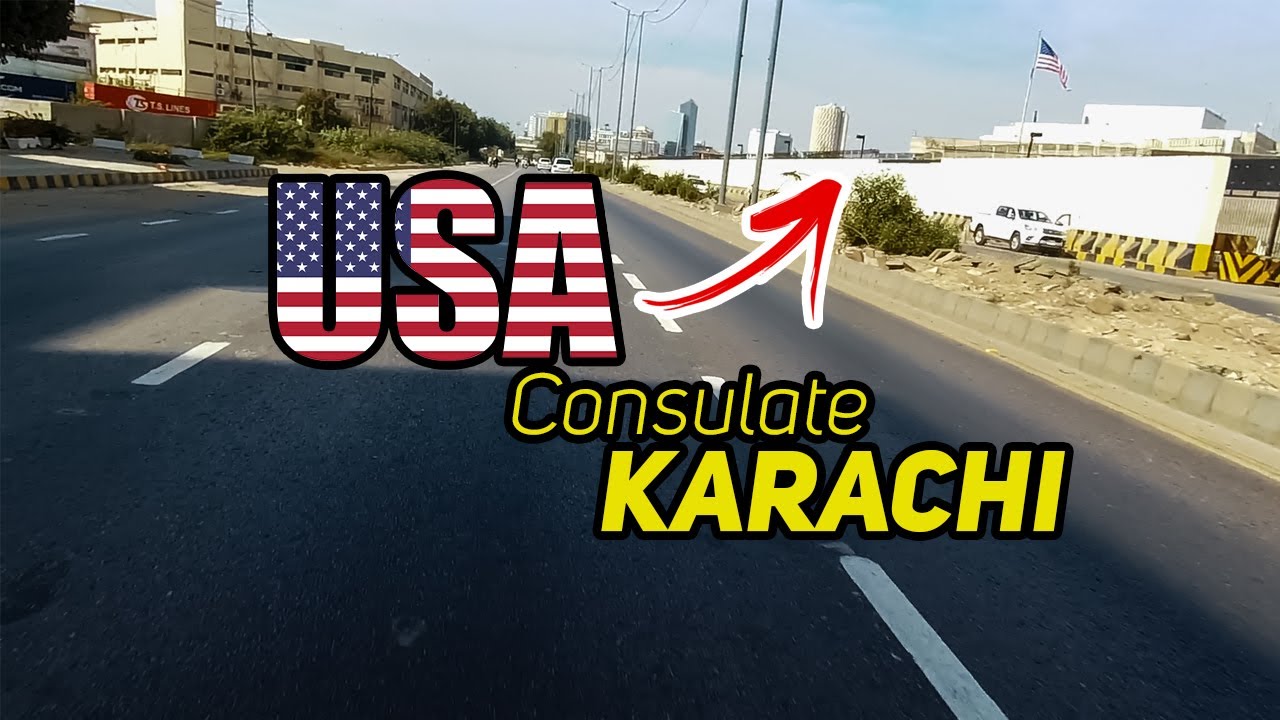 American Consulate  | Karachi Street View