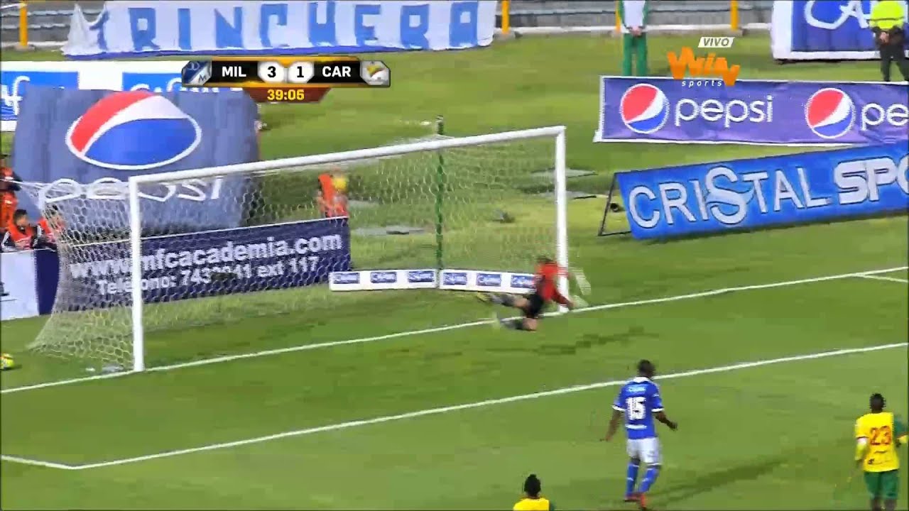 Millonarios 6 -- 1 Real Cartagena. Semifinal Copa Postobon 2013-II -- Win Sports