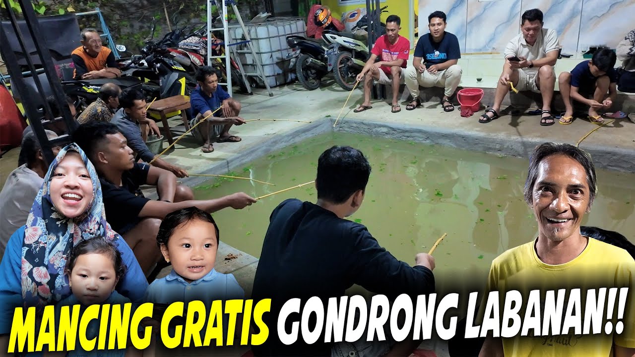 GRAND OPENING MANCING GRATIS GONDRONG LABANAN!! DITDIM DAN TEAM SERBU KOLAM PEMANCINGAN..