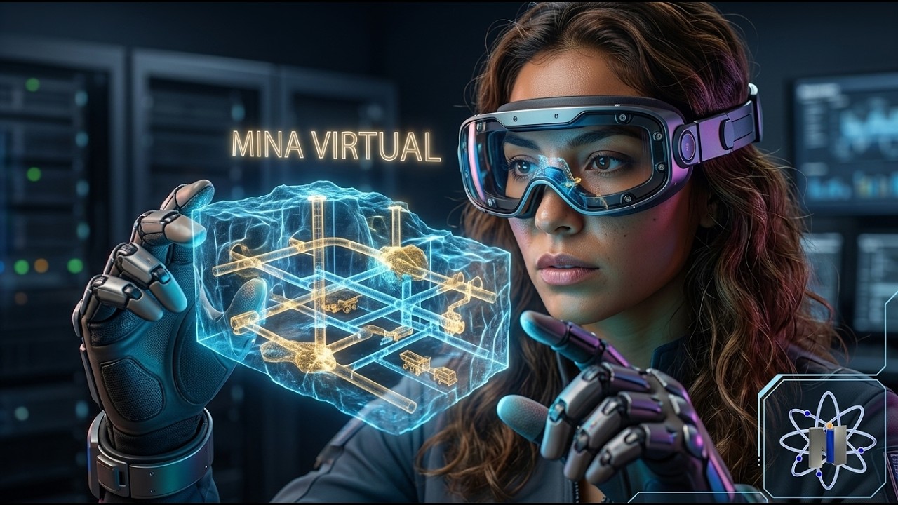 Minería⚒️actual,los GEMELOS DIGITALES y las realidades VIRTUAL y AUMENTADA🥽|Curso🆓GRATUITO💻Online
