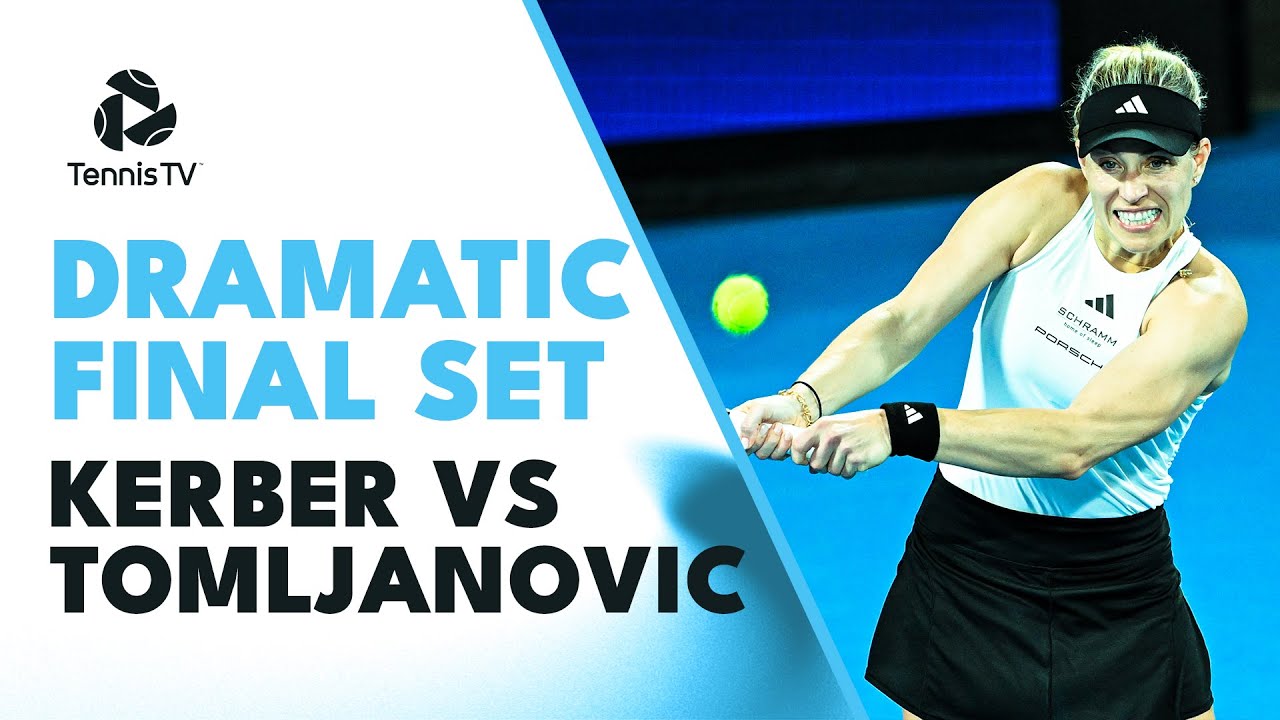 Angelique Kerber vs Ajla Tomljanovic DRAMATIC Final Set | United Cup 2024 Highlights