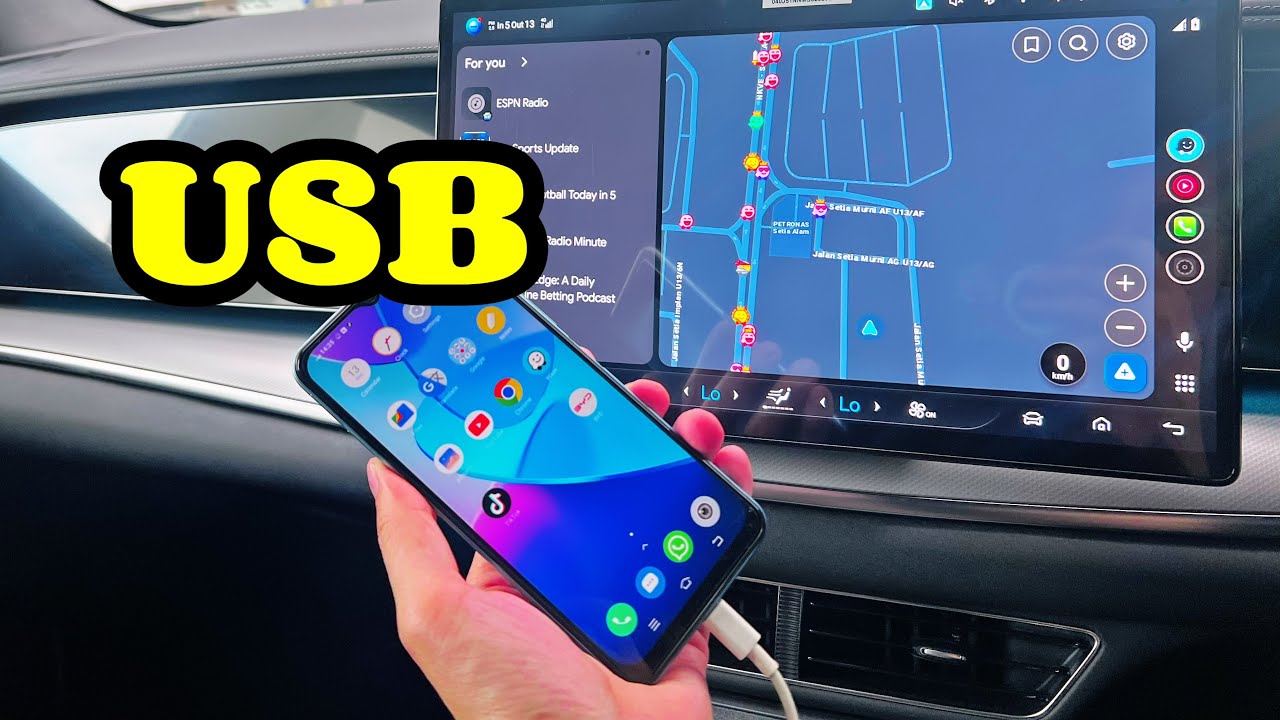 BYD &mdash; Apple CarPlay и Android Auto с помощью кабеля