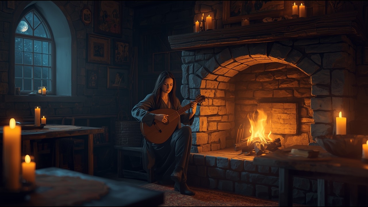 Medieval Tavern Music | Celtic Fantasy Ambience for Deep Sleep & Cozy Nights