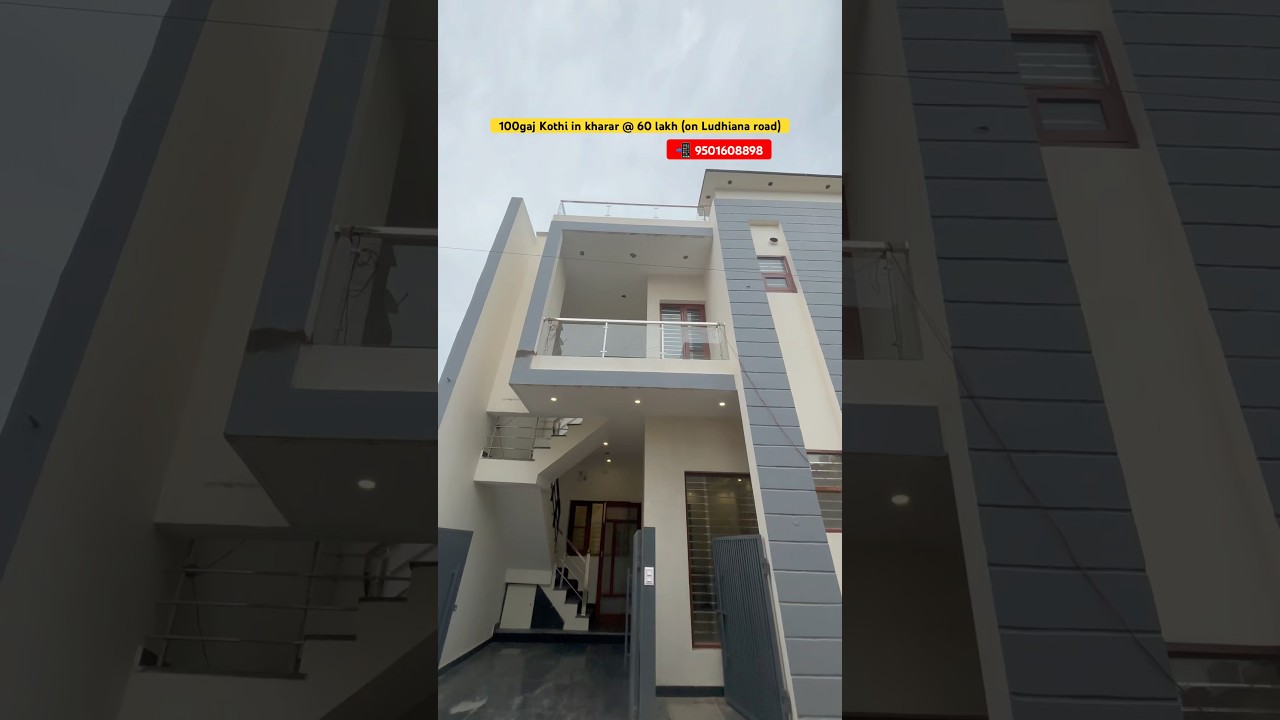 100gaj kothi @ 60 lakh in Kharar Mohali. Property for Sale. 