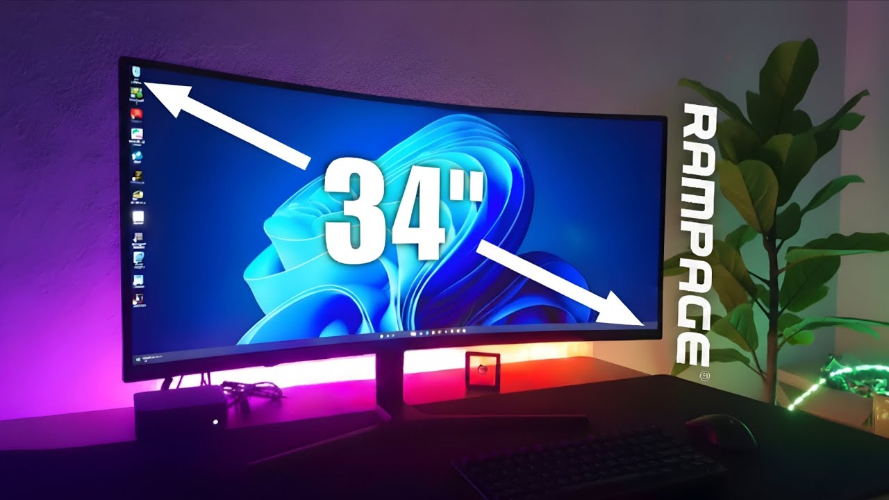Rampage Cyclops Curved Gaming Monitor İnceleme | Devasa Ekran + FreeSync, HDR Performansı 