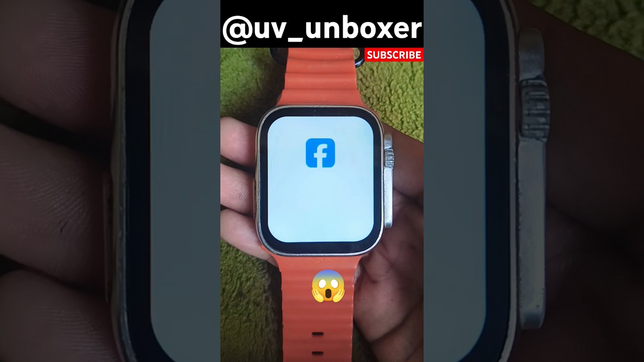 facebook in smartwatch 😱 #viral #shortsfeed #shorts #facebook #t800ultra