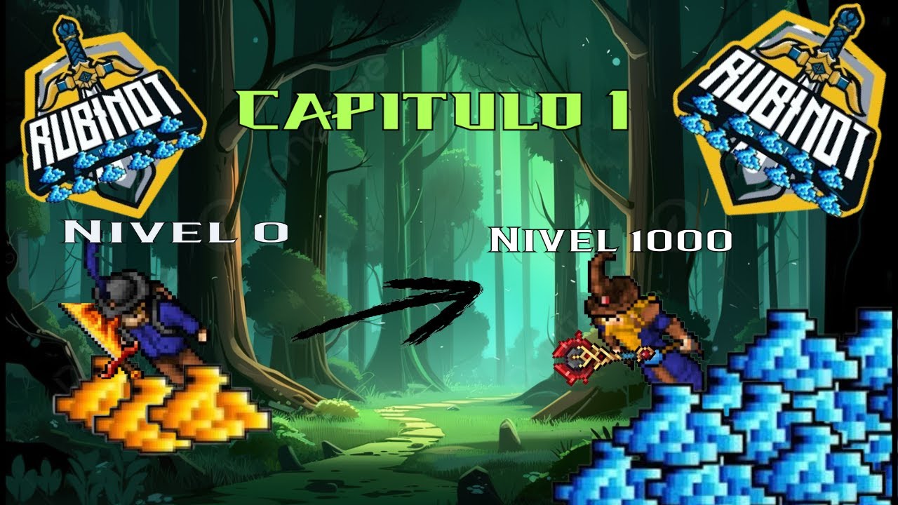 ¡Subiendo de nivel 0 a 1000 en RubinOT!