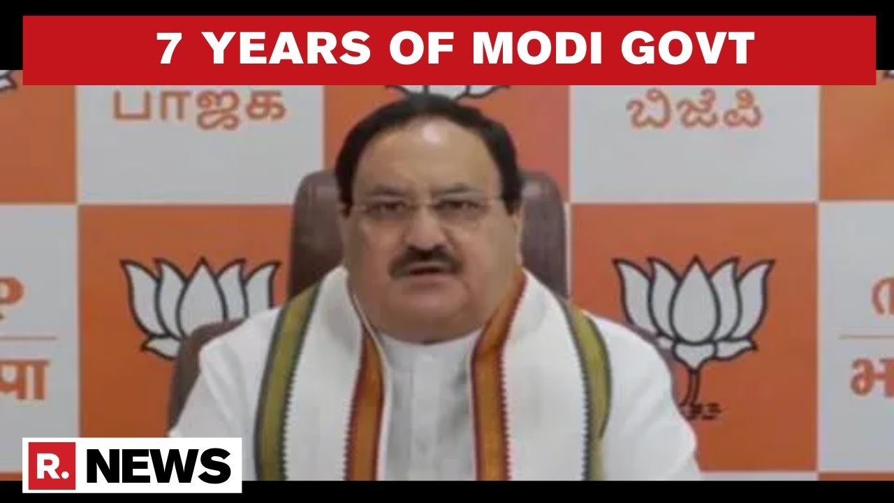 BJP Chief JP Nadda Addresses 'Seva Hi Sangathan' Program To Celebrate 7 Years Of Modi Govt