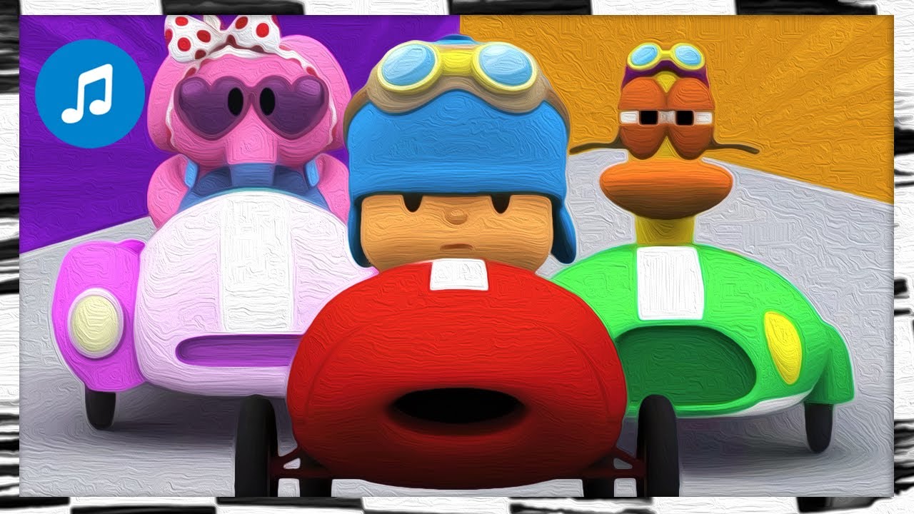 🚗 &iexcl;Ven a la carrera! | CORRE POCOYO | Canciones Infantiles y M&uacute;sica para Ni&ntilde;os | Pocoy&oacute;