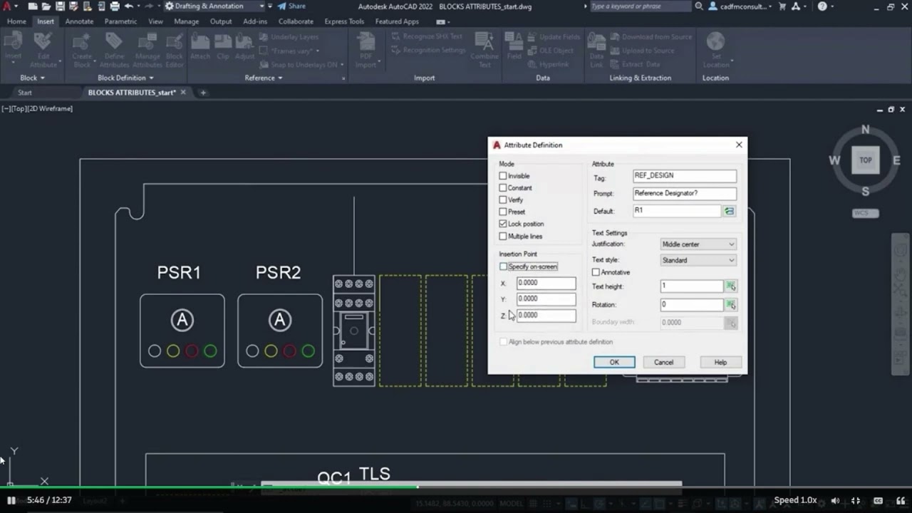 Add & Edit Block attributes-Part 1 | AutoCAD Tutorial | More than Basic