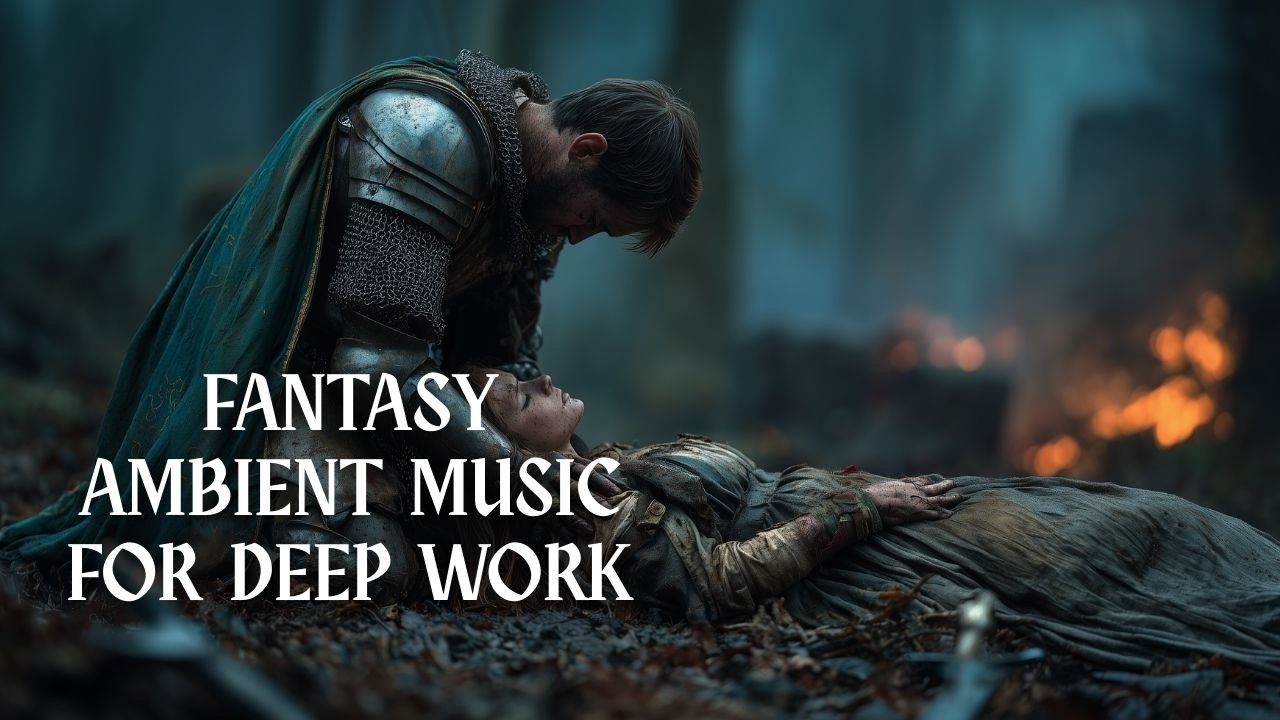 Medieval Fantasy Ambient Music for Focus/Study/Relaxation | Harp, Lute, Choir Pads