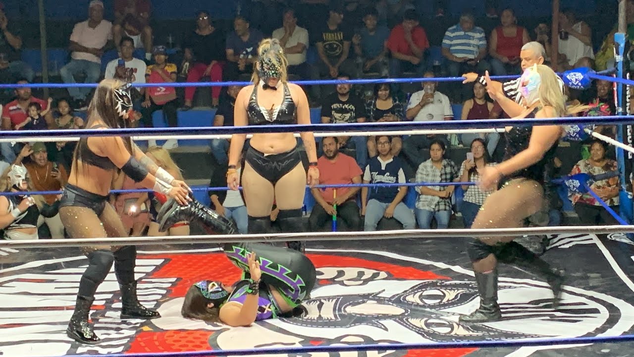 Las Tóxicas: La Hiedra, Lady Maravilla y Lady Flammer Vs Estrellita, Miss Guerrera y Lady Shadow