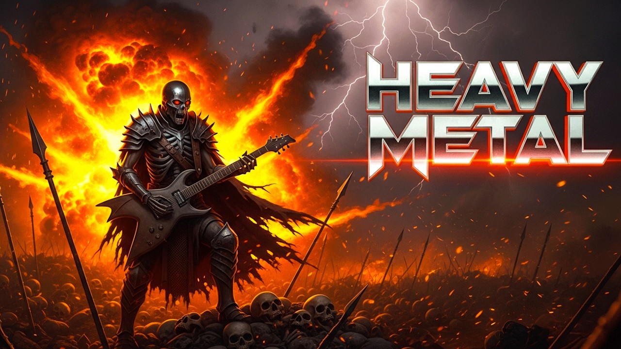 🔥 Best Heavy Metal Hits ⚡ Guitar Shredding & Power Metal Energy Playlist for Ultimate Workout