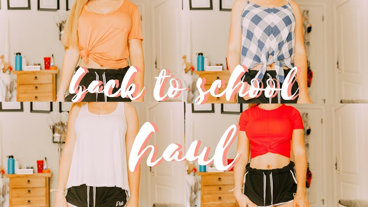 AFFORDABLE BACK TO SCHOOL CLOTHING TRY ON HAUL 2018
