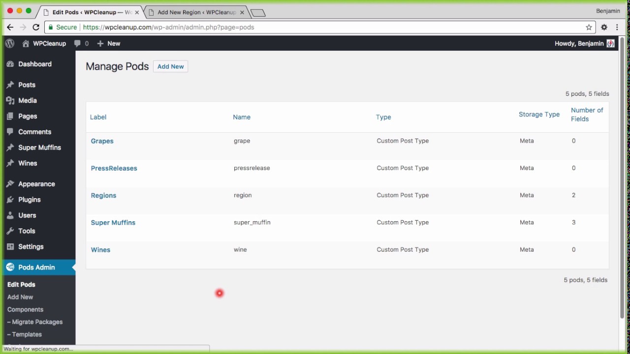 Creating Meta Boxes with the Pods WordPress plugin